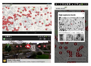 Android App mobile screenshots for Bomb Sight
